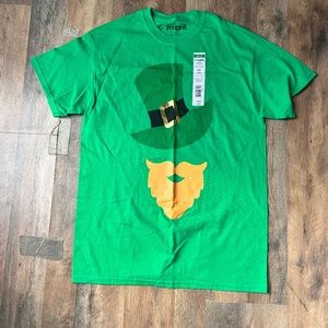 NEW St. Patrick's Day Green Short Sleeve T-Shirt Men's Size M Leprechaun Imagine
